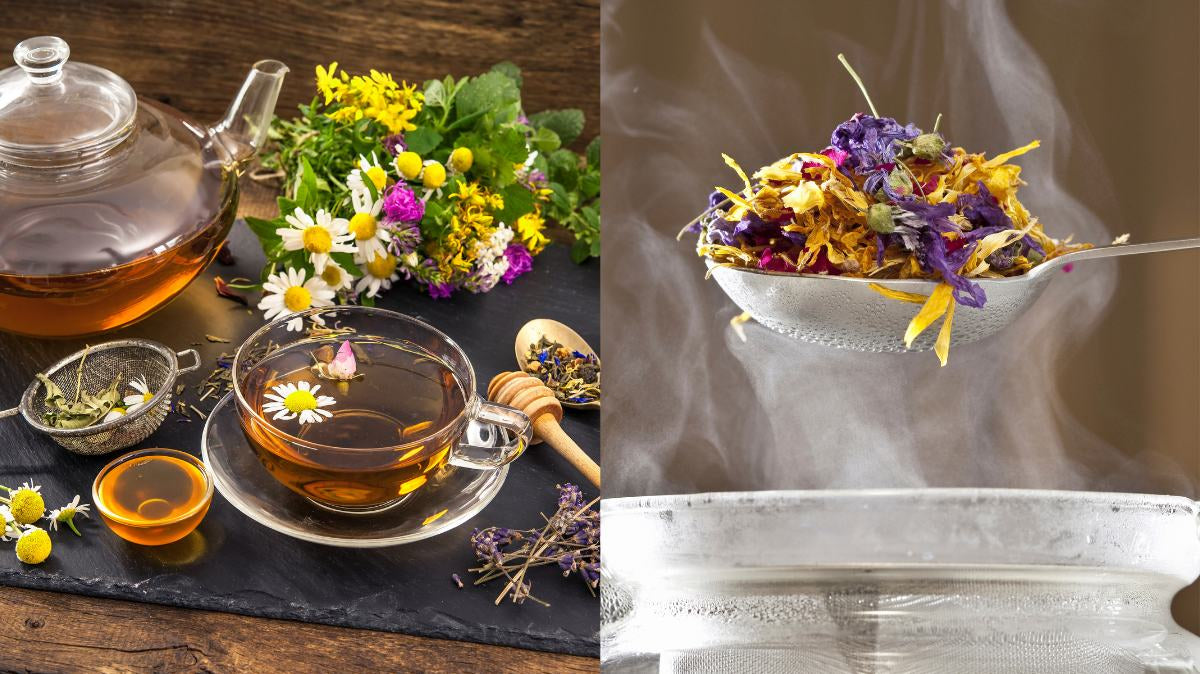 infusion pour les yeux fatigués