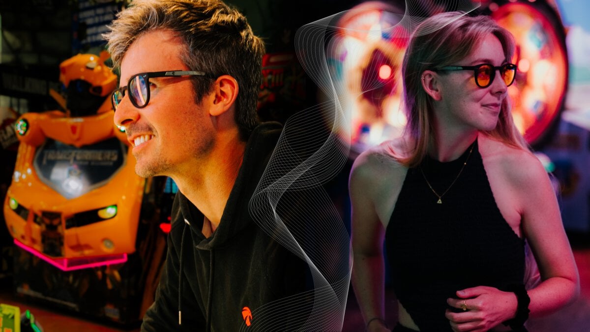 Amber blue glasses online