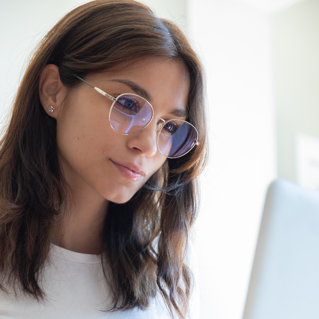 Horus X Round anti blue light glasses The Ushuaia