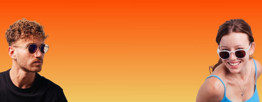 Lunettes anti-UV 100% orange